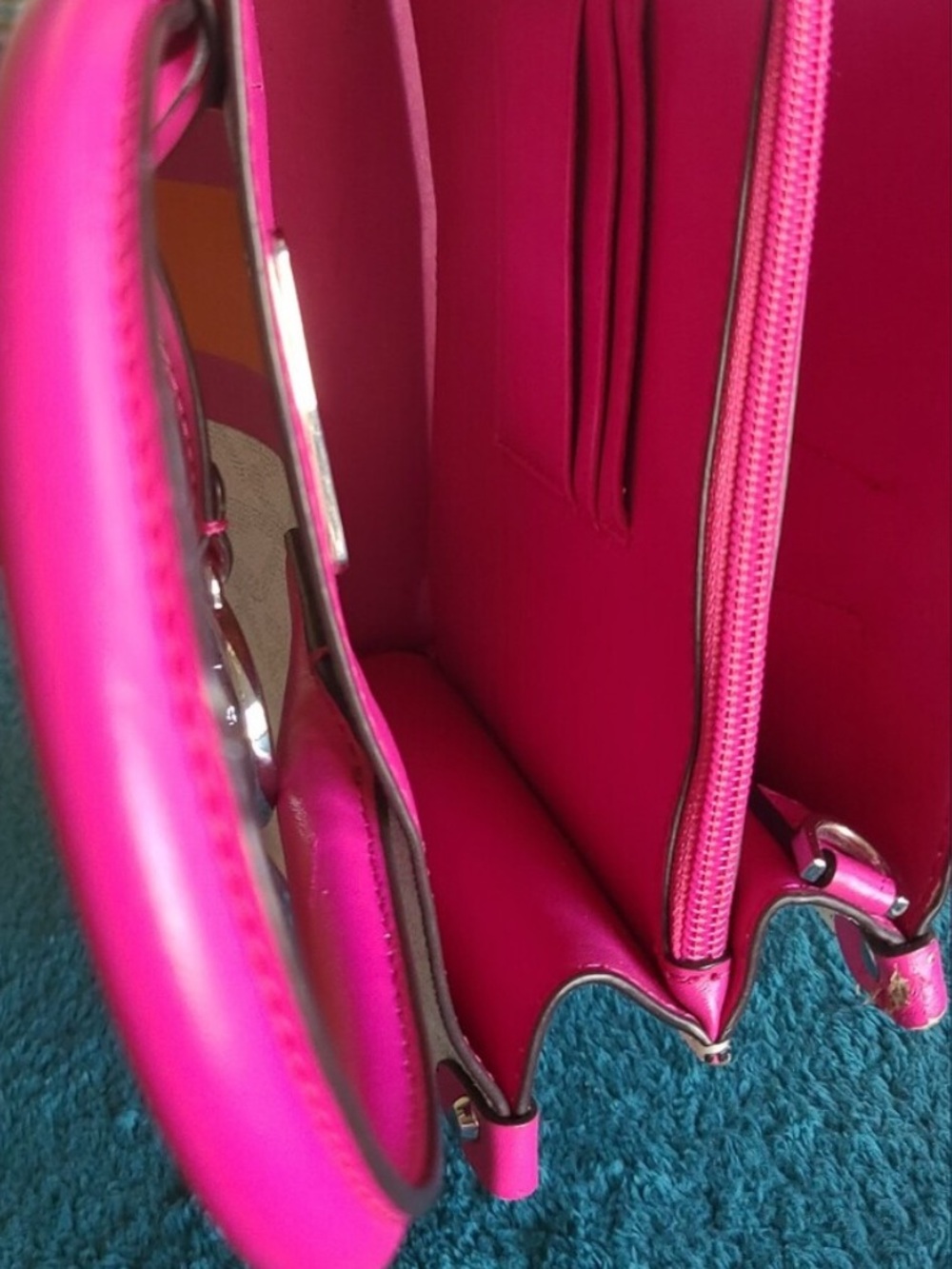 Michael Kors Marilyn Monogram Logo Satchel - Picture 6 of 10